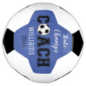 Voetbal uniek aangepast dank je cadeau voor coach (Gedraaid)