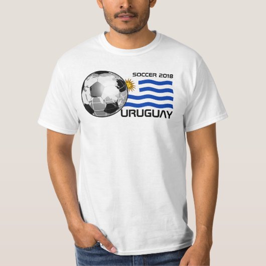 Voetbal Uruguay T-shirt (Voorkant)