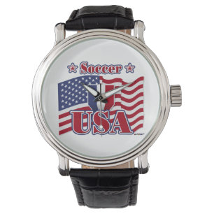 Voetbal USA Horloge