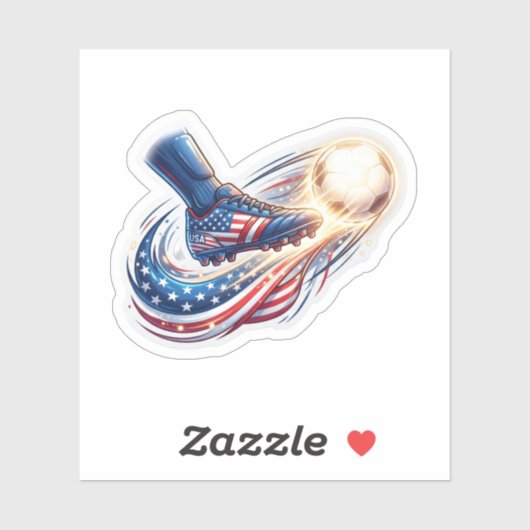 voetbal usa wereldkampioenschap 2026 sticker (Vel)