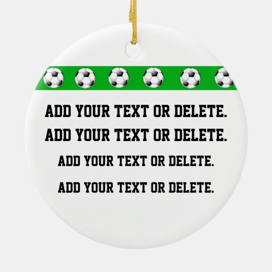 Voetbal - Uw Ornament - SRF (Achterkant)