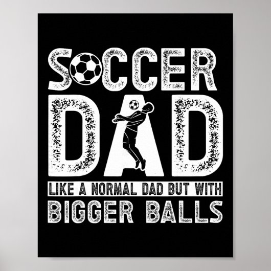Voetbal vader _11 poster (Voorkant)