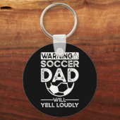 Voetbal vader _7 sleutelhanger (Voorkant)