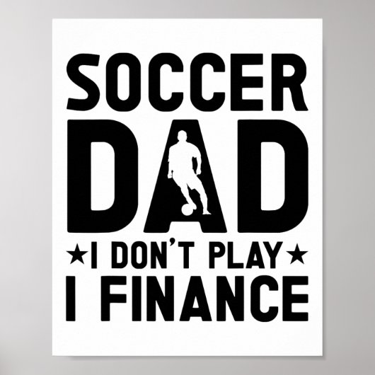 Voetbal vader _9 poster (Voorkant)
