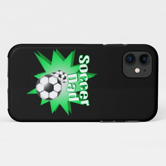 Voetbal Vader Case-Mate iPhone Case (Achterkant (horizontaal))