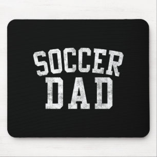 Voetbal Vader Clic Vet Lettertype Vaderdag Papa Muismat