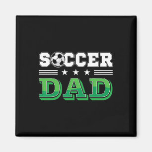 Voetbal Vader Familie Bijpassende Verjaardag Team Magneet