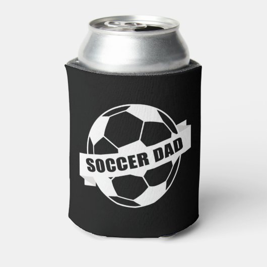 Voetbal vader Gezinsteam speler Sport Lover Blikjeskoeler (Blikje Achterkant)