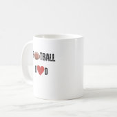 Voetbal vader koffiemok (Voorkant links)