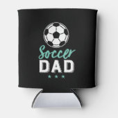 Voetbal vader proud vader van Kind van sportspeler Blikjeskoeler (Voorkant)