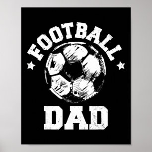 Voetbal Vader Schets Voetbal Ll Trots Wedstrijd Da Poster