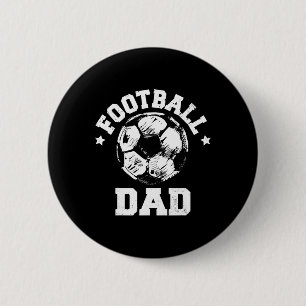 Voetbal vader schets voetbal Ll trots wedstrijd da Ronde Button 5,7 Cm