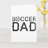 Voetbal Vader Speler Pappie Vader Kaart (Gele Bloem)
