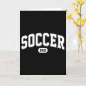 Voetbal vader Voetbal fan Vaderdag Kaart (Gele Bloem)
