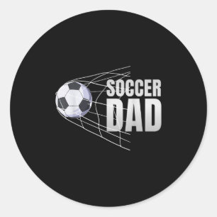 Voetbal vader voetbal sport voetballer voetbalspel ronde sticker