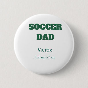 VOETBAL VADER VOETBAL VADERSDAG CADOS GROEN EENVOU RONDE BUTTON 5,7 CM