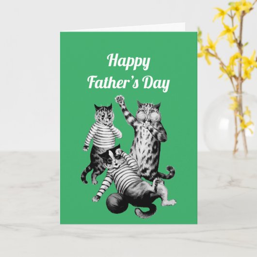 Voetbal Vaderdag Kaart (Gele Bloem)