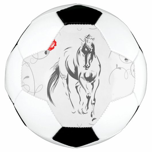 Voetbal van barokpaarden (Voorkant)