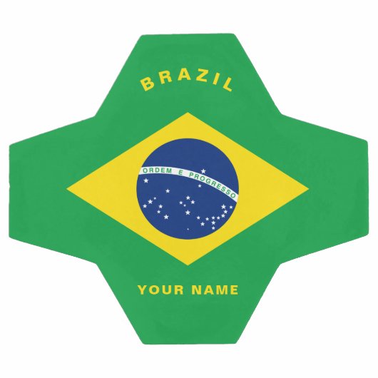 Voetbal van de Braziliaanse vlag (Enkel)