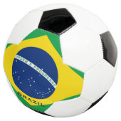 Voetbal van de Braziliaanse vlag (Drie kwart)
