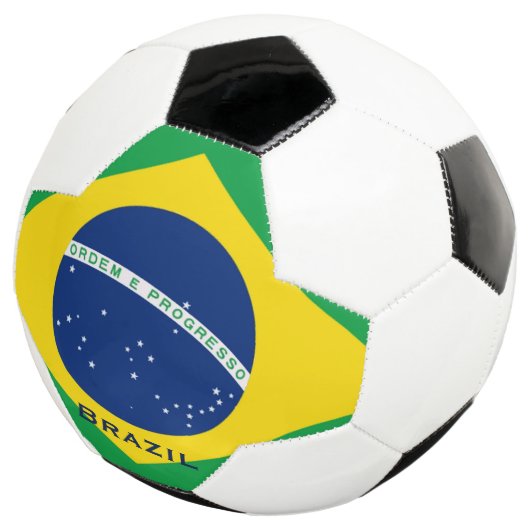 Voetbal van de Braziliaanse vlag (Drie kwart)