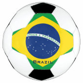 Voetbal van de Braziliaanse vlag (Voorkant)