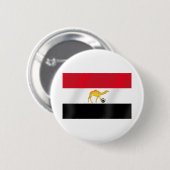 Voetbal van de Egyptische woestijnkameel Ronde Button 5,7 Cm (Voorkant /achterkant)