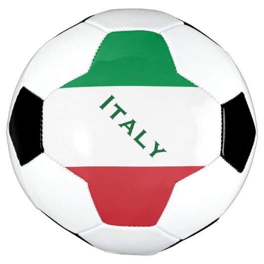 Voetbal van de Italiaanse vlag (Gedraaid)