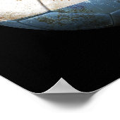 Voetbal van het bewerkte Argentijnse Football Poster (Hoek)