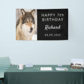 Voetbal van het feest spandoek (Beurs)