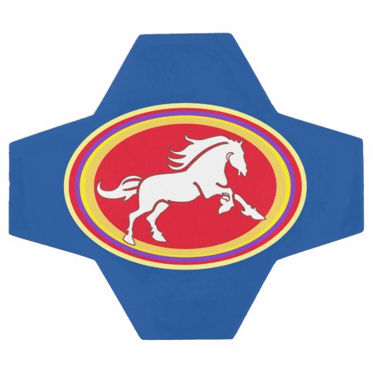 Voetbal van Horse Medallion, Land Western Ball (Enkel)