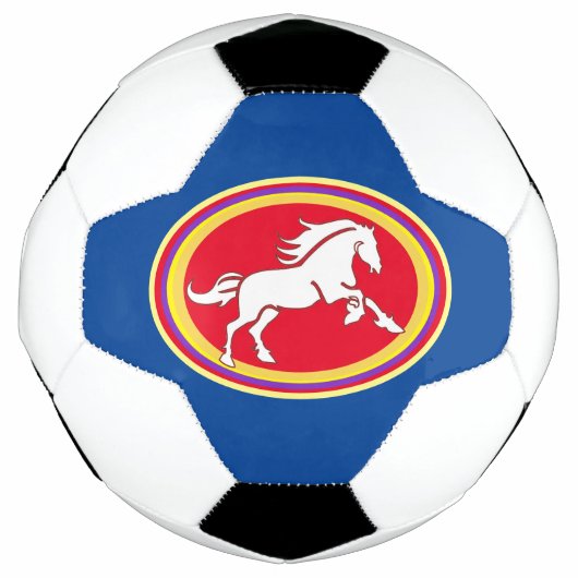 Voetbal van Horse Medallion, Land Western Ball (Voorkant)
