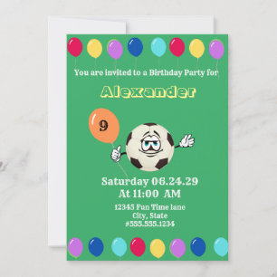 Voetbal van kleurrijke ballonnen