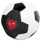 Voetbal van Lovely Heart Kisses (Drie kwart)