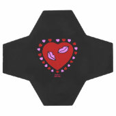 Voetbal van Lovely Heart Kisses (Enkel)