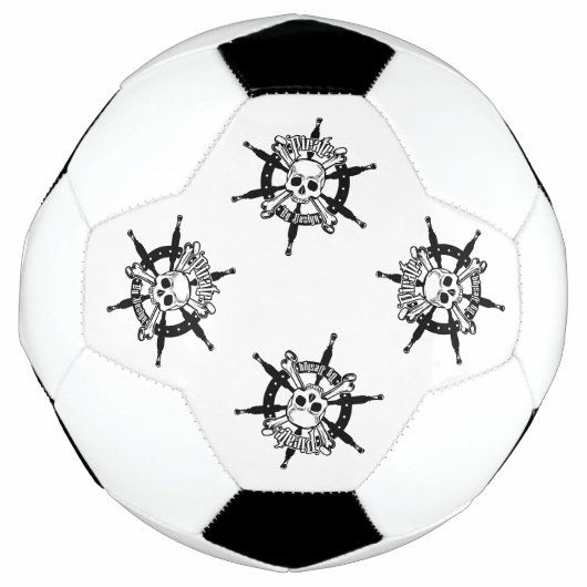 Voetbal van piraten (Voorkant)