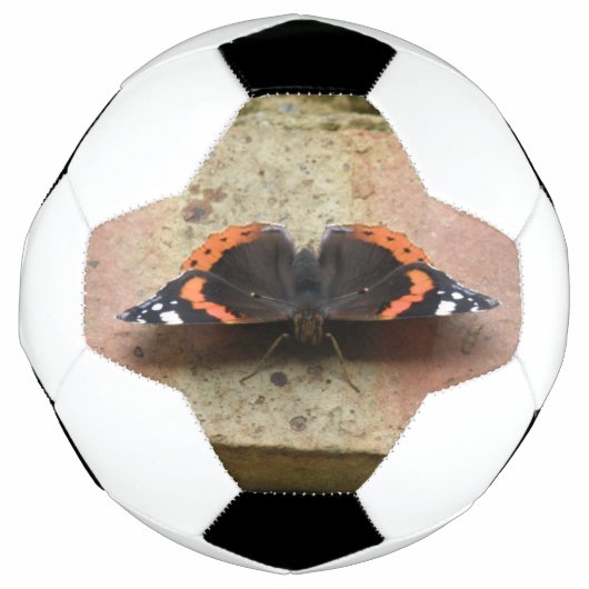 Voetbal van Red Admiral Butterfly (Voorkant)
