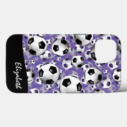 Voetbal van vrouwen Case-Mate iPhone case (Achterkant (horizontaal))