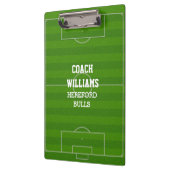 Voetbal veld Football Pitch gepersonaliseerd Klembord (Links)