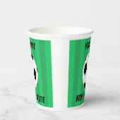 Voetbal Veldpoorten op maat Papieren Bekers (Rechts)