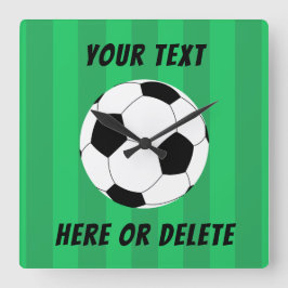 Voetbal Veldpoorten Vierkante Klok