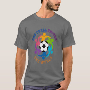 Voetbal verenigt de wereld 2022 t-shirt