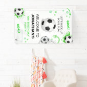 Voetbal Verjaardag Achtergrond Spandoek (Insitu)