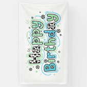 Voetbal Verjaardag Banner - Feest Decoratie (Verticaal)