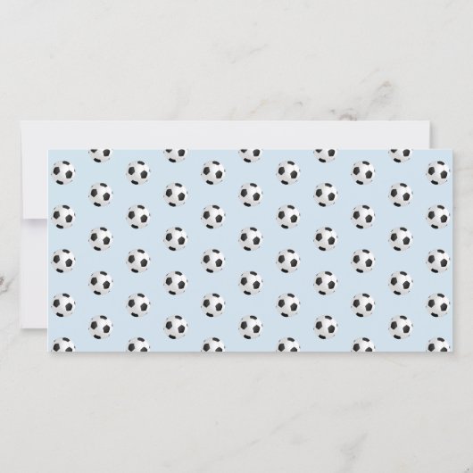 Voetbal Verjaardag Bedankt Fotocard (Achterkant)