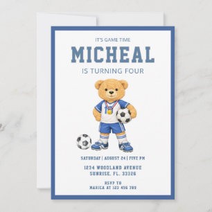 Voetbal Verjaardag Elke Leeftijd Jongen Verjaardag Kaart