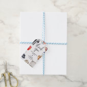 Voetbal verjaardag favoriet tags cadeaulabel (Met Touw)