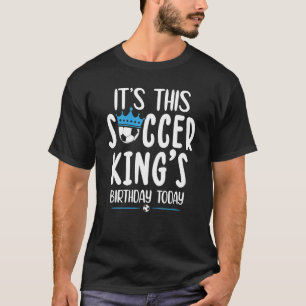 Voetbal Verjaardag Graphic Boys Mannen Kinder Voet T-shirt