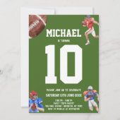 Voetbal verjaardag kaart (Voorkant)