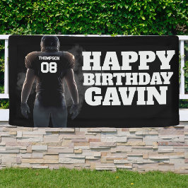 Voetbal verjaardag op maat binnenshuis buitenshuis spandoek